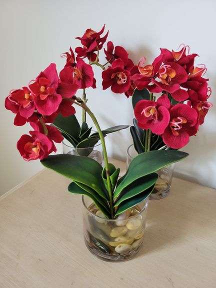 Artificial Orchids- 3 pieces image