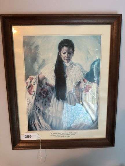 18” X 22” framed & matted picture image