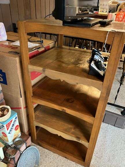 Wood AV cabinet