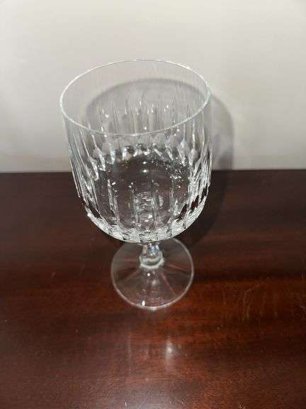 9 Schott-Zwiesel Crystal Water Goblets