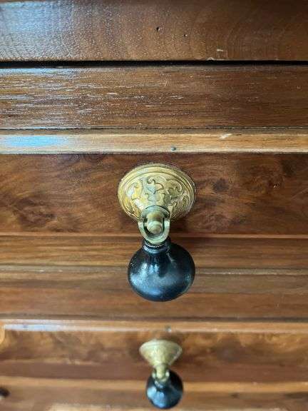 Antique Walnut Eastlake Dresser w/ teardrop pulls