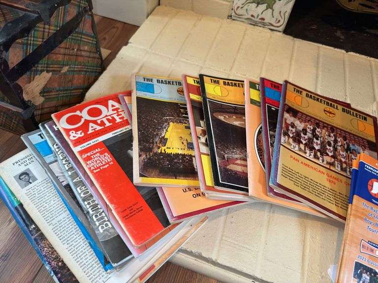 Basketball clinic magazines, Indiana Basketball Hall of Fame awards dinner magazines, Indiana Basketball History magazines, The Basketball Bulletin magazines image