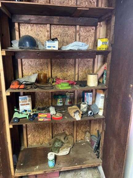 Contents of cabinet