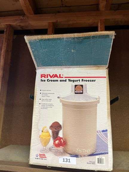 Rival 6 qt ice cream maker