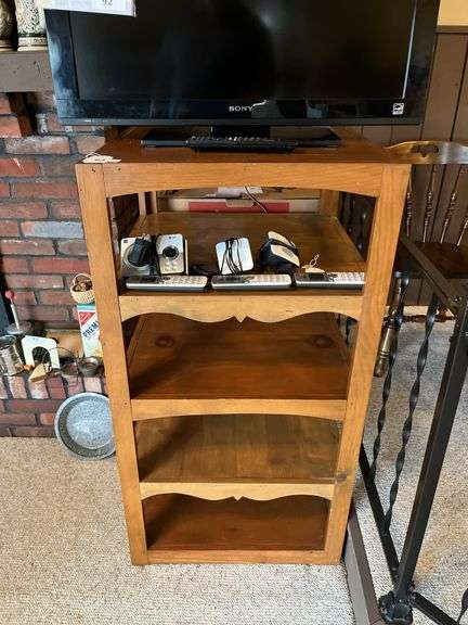 Wood AV cabinet