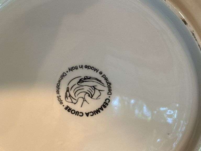 Ceramica Cuore platter & large bowl, 2 mugs