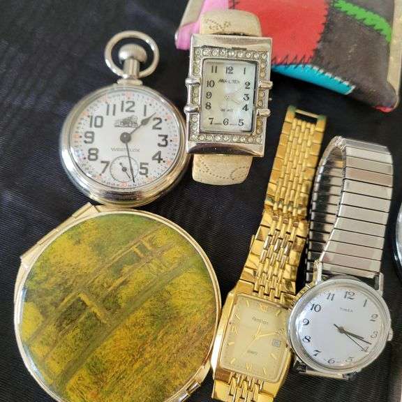 Vintage Watches, Pill Boxes, Compact, Sew Kit