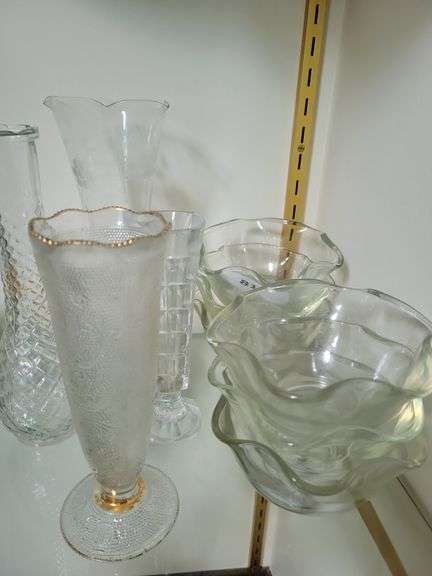 Vases, Ruffle Dishes, Trinket Box