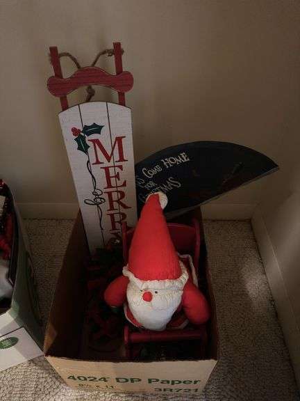 Contents of closet