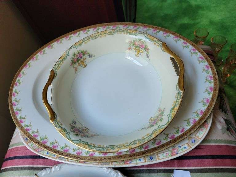 Porcelain Platters, Plates, Dishes