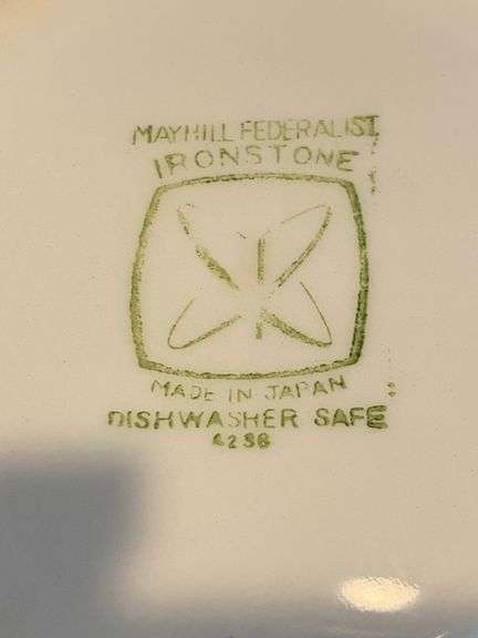 Set of dishes, “Mayhill” ironstone, Japan, 43 pieces