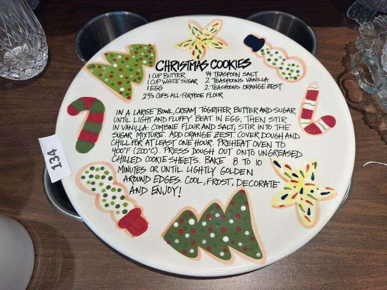 Christmas platter, 2 plates, 2 bowls