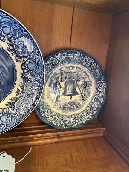 Wedgewood  James Edward Oglethorpe plate, 2 Avon Bicentennial Plates