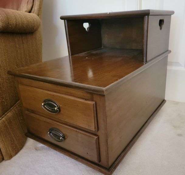 Side Table w/2 Drawers  17 × 20 × 26 image