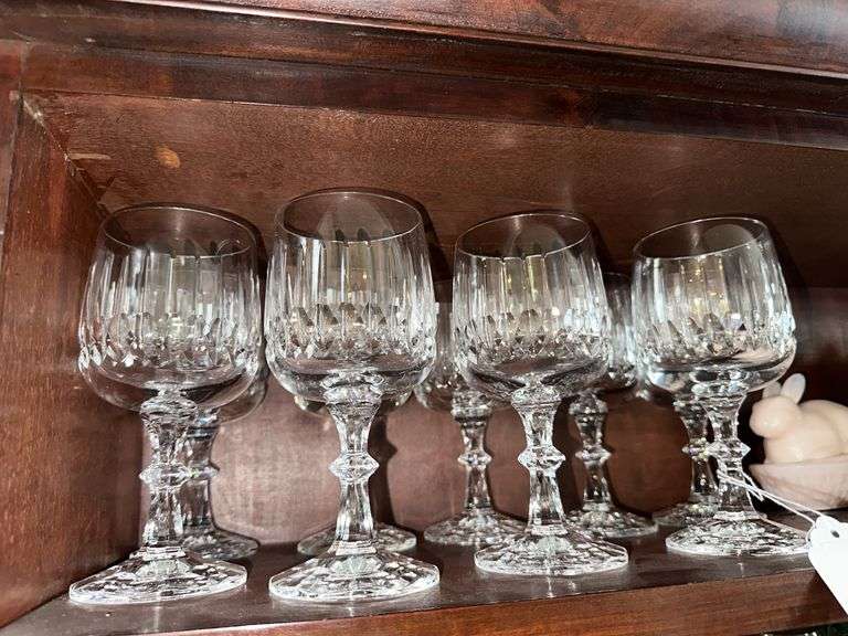 9 Schott-Zwiesel Crystal Water Goblets