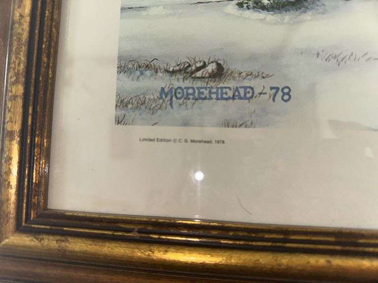 “My Old Kentucky Home” by CG Morehead signed and numbered framed print