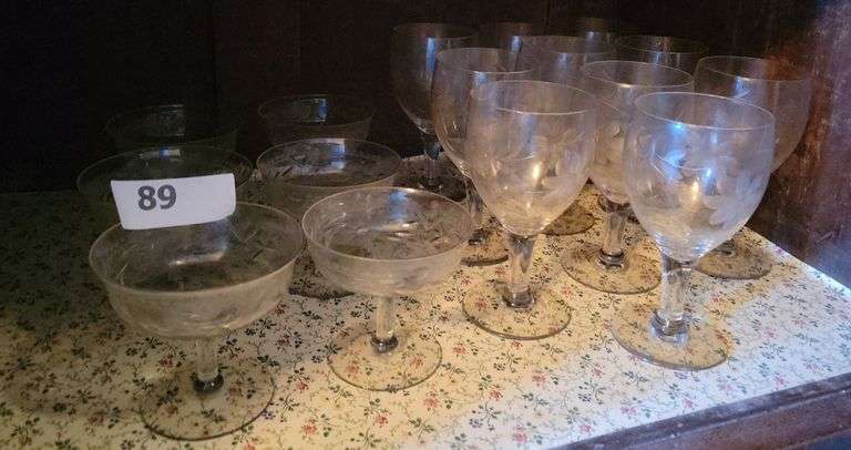 Vintage Etched Glass Collection image