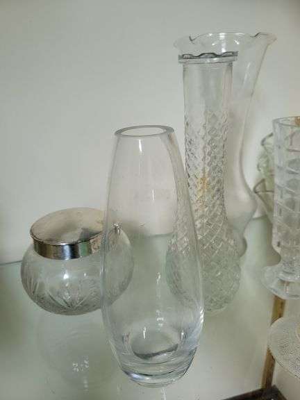 Vases, Ruffle Dishes, Trinket Box