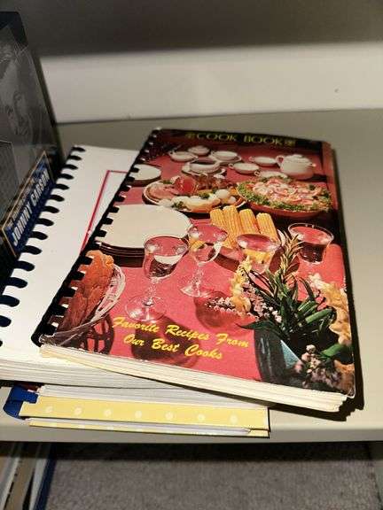 Lot of books and cookbooks