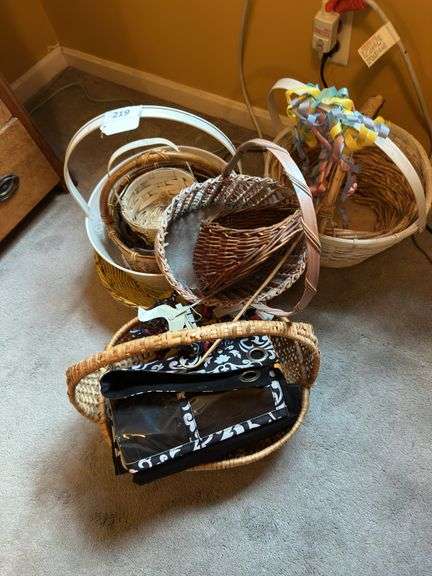 Lots of baskets. Wall organizer image