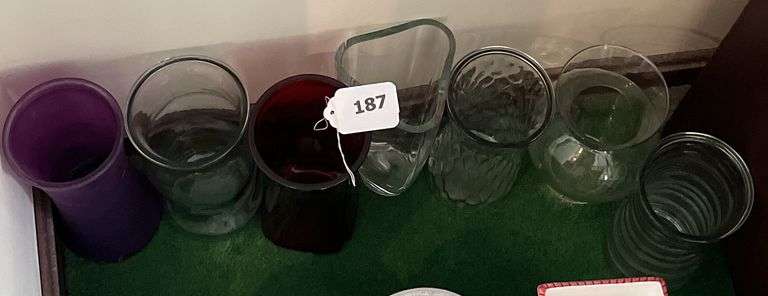 7 glass vases image