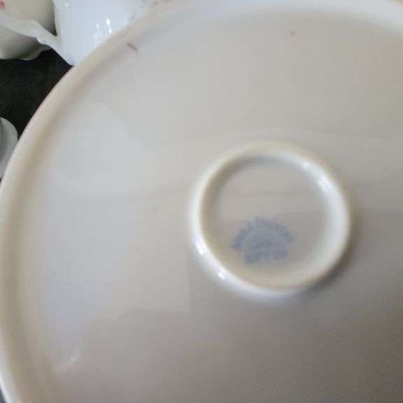 Porcelain Creamer/Sugar, Platters