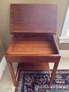 Slant front Walnut desk