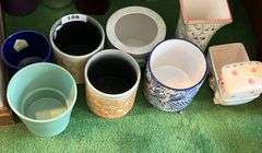 8 vases & planters