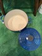 Le Crueset double handle pot with lid