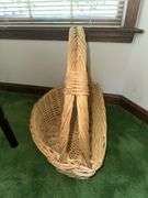Picnic basket and large wicker basket