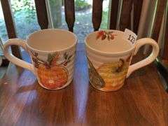 Ceramica Cuore platter & large bowl, 2 mugs