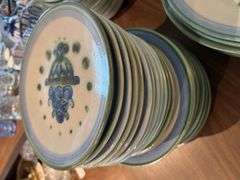MA Hadley plates, saucers, salad plates