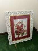 Framed Santa picture
