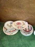 Porcelain bowls, plates, saucers