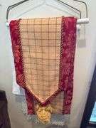 Poinsettia table runner, 2 tablecloths