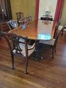 American Masterpiece Collection by Hickory Dining Table and 10 Chairs