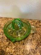 Uranium glass pieces