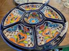 Condiment Serving Platter, Hand Thrown Pottery Items