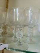 Imperial Glass Cape Cod Sherberts and Wine Glasses
