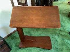 Rolling, locking, Adjustable “C” Table