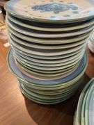 MA Hadley plates, saucers, salad plates