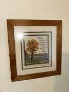 2 Dad inspired Cross-stitch framed pictures
