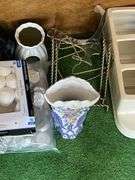 Decorative trucks, plate holders, Votive candles , candle holders