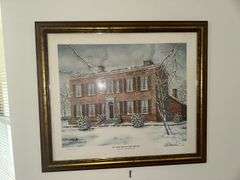 “My Old Kentucky Home” by CG Morehead signed and numbered framed print