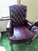 North Hickory Furniture leather chair