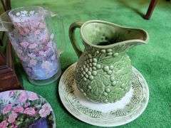 Mixed Media Bowls, Ceramic Pitcher/Plate, Acrylic Pitcher/Tumblers, Melamine Plates