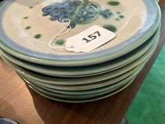MA Hadley plates, saucers, salad plates