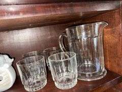 Pitcher and 4 glasses