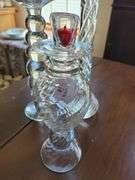 Clear Glass Candle Holders