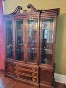 American Masterpiece Collection by Hickory China Cabinet (Lighted) 65 x 88 x 15